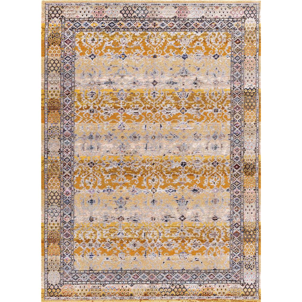 Dynamic Rugs  5341-799 Signature 6 Ft. 7 In. X 9 Ft. 6 In. Rectangle Rug in Tan / Multi